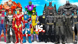 TEAM IRON MAN & IRON SPIDER VS TEAM BATMAN - EPIC SUPERHEROES WAR