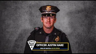 Funeral for fallen New Mexico State Police Officer Justin Hare