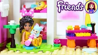 Little Andrea's Bedroom with Dollhouse - Lego Friends Custom Build DIY