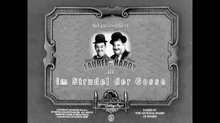 Laurel & Hardy - Im Strudel der Gosse (We Faw Down) 1928