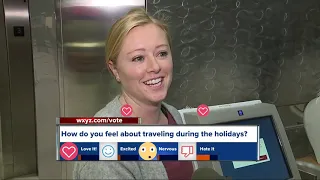 How do you feel about traveling during the holidays?