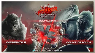 Werewolf vs Dracula with Healthbars