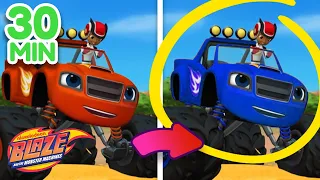 The Ultimate Spot The Difference w/ Blaze! 30 Minutes | Blaze and the Monster Machines