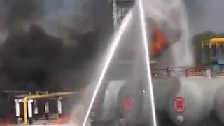 Explosion-Proof Fire Fighting Robot Field Test - viral in usa