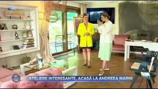 Stirile Kanal D (08.10.2023) - Ateliere interesante, acasa la Andreea Marin! "Casa de vedeta"