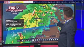 Central Florida under tornado watch, severe thunderstorms through Saturday night