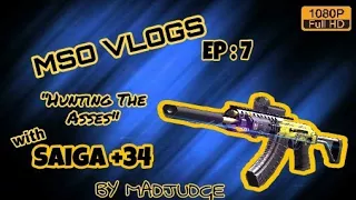 Modern Strike Online| Mso vlog EP 7| Hunting the asses| With saiga+34| By Madjudge| ANDROID FPS