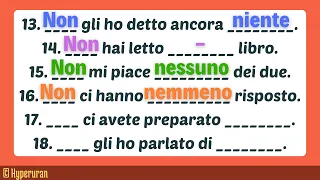 Italian grammar reading/writing exercises | Training | Exam level A2/B1 | Learn italian free lessons