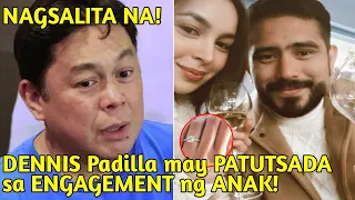 Reaksyon ni DENNIS Padilla sa naging ENGAGEMENT nina Gerald at Julia sa ibang bansa!