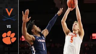 Virginia vs. Clemson Basketball Highlights (2021-22)