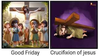 Jesus is crucified ✝️ Good friday Video ✨️ The Crucifixion of jesus