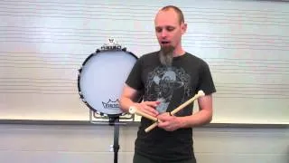 Marching Bass Drum Grip - How to Hold a Bass Mallet