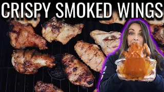 Extra CRISPY SMOKED CHICKEN WINGS on the Masterbuilt Gravity! | How-To