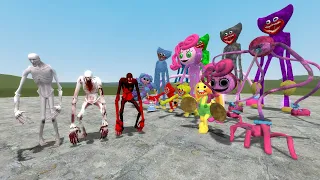 ALL SCP 096 ULTIMATES VS ALL POPPY PLAYTIME CHAPTER 2 CHARACTERS In Garry's Mod!