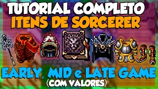 TUDO SOBRE EQUIPAMENTOS DE MASTER SORCERER (COM VALORES) - TIBIA 2024 TUTORIAL MS