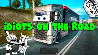 IDIOTS on the road #6 - ETS2MP | Funny moments - Euro Truck Simulator 2 Multiplayer