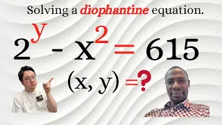 Solving Exponential Equation Collaborating With @PKMath1234 | Solving A Diophantine Equation.