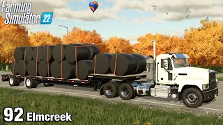 HOW MUCH $$ FOR A FULL TRUCK LOAD OF SILAGE? - Farming Simulator 22 FS22 Elmcreek Ep 92