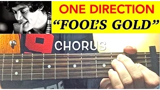 "FOOL'S GOLD" One Direction | Complete Guitar Tutorial (Easy lesson)