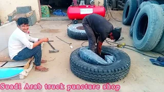 Tube tyre change kara diye Aj|Volvo new tyre tube Fitting amazing technique|Pardesi Ali vlogs