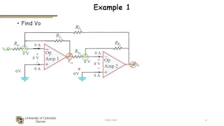 Nodal Analsys of Op-Amp Circuits