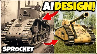 I Built A Crazy SOVIET MK4 AI TANK Design In Sprocket!