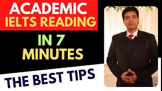 Academic IELTS Reading In 7 Minutes - The Best Tips By Asad Yaqub