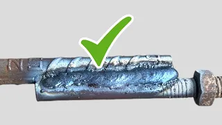 Rarely do welders apply stronger methods of welding concrete steel