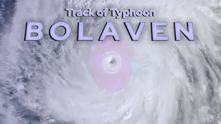 Track of Super Typhoon Bolaven (2023)