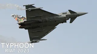 Italian Air Force Eurofighter F-2000A Typhoon Display - RIAT 2023