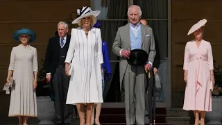 Royal Rendezvous: Charles' Strategic Garden Party.  #KingCharles #RoyalFamily  #BritishMonarchy