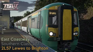 2L57 Lewes to Brighton - East Coastway - Class 377 - Train Sim World 2020