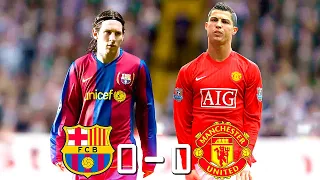Barcelona 0 - 0 Manchester United (First Messi vs C. Ronaldo) ● UCL 2008 | Extended Highlights