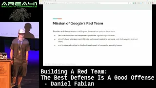 Building A Red Team – The Best Defense Is A Good Offense by Daniel Fabian