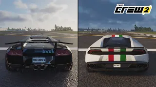 The Crew 2 | Lamborghini Murcielago 2006 vs. Lamborghini Huracan 2015 Performance Comparison