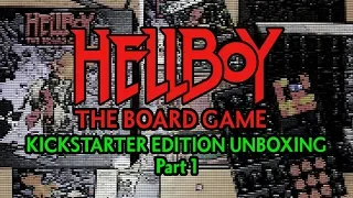 Hellboy Kickstarter Edition Boardgame Unboxing Part 1