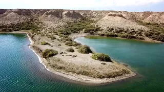 Кыргызстан, Иссык-Куль, мертвое озеро Кара-Кёль, ущелье Джеты-Огуз