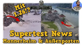 Mannerheim Linie & Außenposte neu mit 1.26?! - Supertest News - World of Tanks