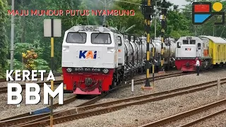 MAJU MUNDUR PUTUS NYAMBUNG KERETA MINYAK DI REWULU