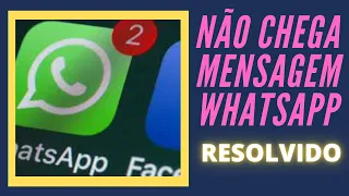 RESOLVIDO -  WHATSAPP NÃO ENVIA E NÃO RECEBE MENSAGEM·