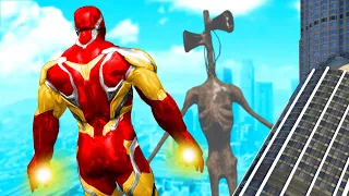 GTA 5 - RIESEN SIREN HEAD vs IRON MAN!!