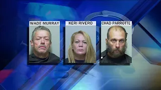 Neighbors' complaints lead to 3 arrested on meth charges