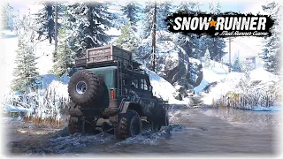 SnowRunner - Амур. ZiKZ 605R (МАЗ-537)Река Урска, Космодром, Чернокаменск, Объект "Северный щит"