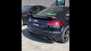 Audi TTRS #redstarexhaust Downpipe and Stage 2 Tune