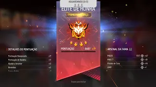 Partida do Elite De Honra 🌟🌟🌟🌟 BR Ranqueado Temporada 37 Free Fire Brasil XD Cola ae :)