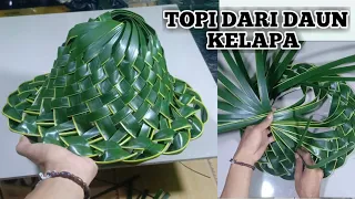 How to make a hat from coconut leaves / Enter the bright spot