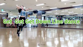 Get Get Get Down Line Dance |겟겟겟 다운 라인댄스| Intermediate |중급라인댄스| C4라인댄스 |  일산 라인댄스 |