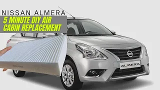 How to replace or clean Nissan Almera Air Cabin Filter