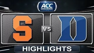 Syracuse vs Duke | 2014 ACC Men's Lacrosse Championship Highlights