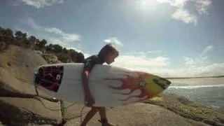 9 year old grom surfer Dakoda Walters